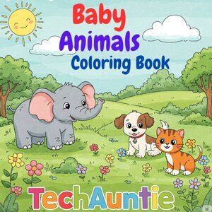 Printout Baby Animals Coloring Book #1 (53 Pages)